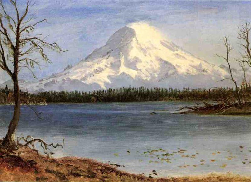 Albert Bierstadt Lake in the Rockies china oil painting image